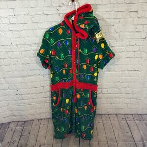 Blizzard Bay Christmas Tree Fleece Romper